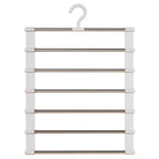 Multi-Layer Pants Hanger – Space-Saving Foldable Trouser Organizer
