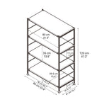 SUS Shelving Unit - Oak - Wide - Medium
