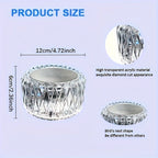 RGB LED Desk Lamp 16 Color Crystal Effect - Portable Battery Powered Night Light with Remote & Touch Control