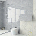 Marble-Pattern Wall Panel Set with 20- or 40-Piece Packs, Eight Codes and 11.81 x 23.6-Inch Tiles