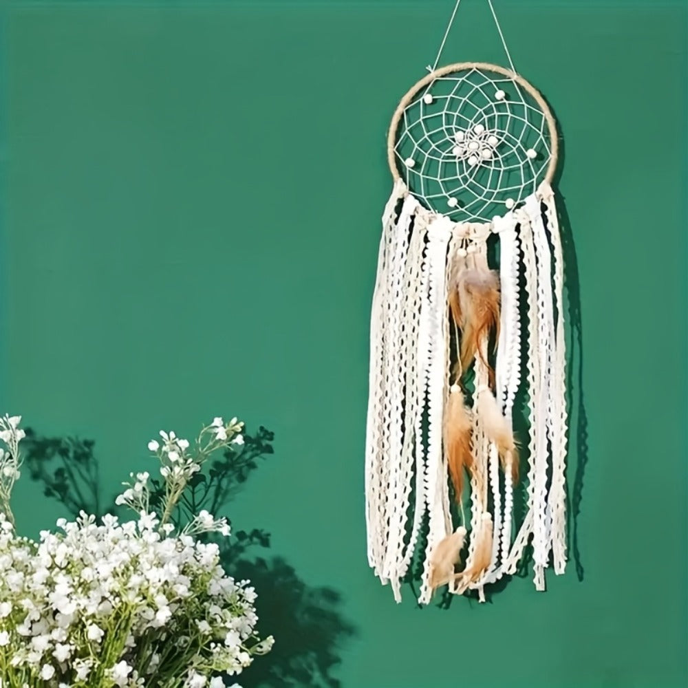 Dream Catcher Wall Decor 5 Pack Large Handmade Boho Dream Catchers Moon Sun Wall Hanging for Entryways, Bedrooms and Living Spaces