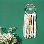 Dream Catcher Wall Decor 5 Pack Large Handmade Boho Dream Catchers Moon Sun Wall Hanging for Entryways, Bedrooms and Living Spaces