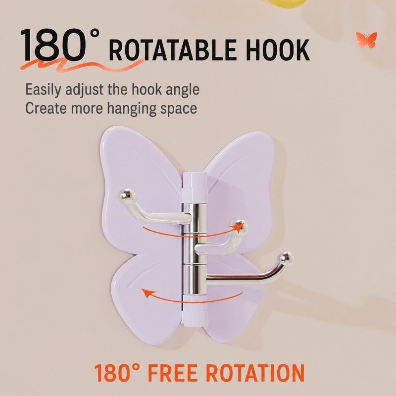 No-Drill Adhesive Bathroom Hooks