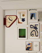 Triangle Corner View Clock