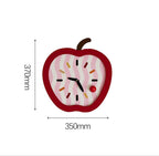 Whimsy Apple Shaped Clock