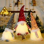 Decorative Figurines Set of 3 Holiday Home Decor Collectible Statues for Living Room Bedroom Office Shelf Christmas Birthday Mothers Fathers Day Gift Red Golden Green