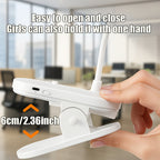 Clamp-On LED Desk Lamp with Flexible 40cm Gooseneck, 6cm Jaw, Three Color Modes and Stepless Dimming