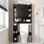 Over-the-Toilet Bathroom Storage Cabinet with 32-Inch Top, Sliding Barn Doors and Nine Color Options