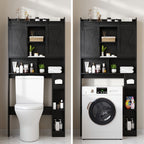 Over-the-Toilet Bathroom Storage Cabinet with 32-Inch Top, Sliding Barn Doors and Nine Color Options