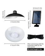 Solar Pendant Light Indoor Outdoor Hanging Light Fixture 3200mAh Rechargeable - 3 Brightness for an Everyday Personal Care Routine