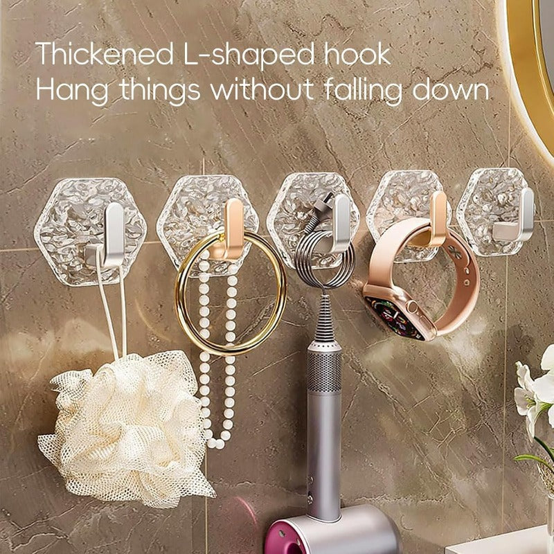 Water Ripple Hexagonal Hooks