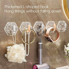 Water Ripple Hexagonal Hooks