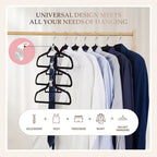 Non-Slip Velvet Hangers with 360° Rotating Hook & Hanger Buckles – Space Saving Closet Organizer Set (50pcs or 20pcs)