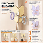 No-Drill Adhesive Bathroom Hooks