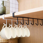 Space-Saving 6-Hook Organizer