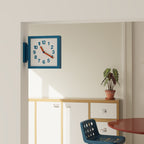 Square View Double-Sided Clock