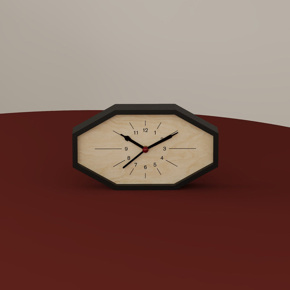 Octagon Dual-Sided Clock
