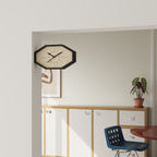 Octagon Dual-Sided Clock