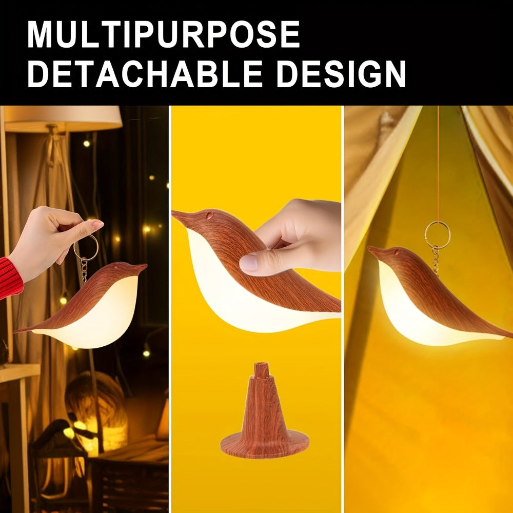 Magpie Bird Desk Lamp 2 Pack 16 Color Dimmable Cordless Night Light USB Charging Touch for Entryways, Bedrooms and Living Spaces