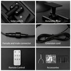 Solar Pendant Light Indoor Outdoor Hanging Light Fixture 3200mAh Rechargeable - 3 Brightness for an Everyday Personal Care Routine
