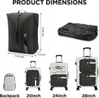 Vacuum Storage Bags with Electric Pump - Space Saving Travel Compression Bags for Luggage, Clothes & Bedding