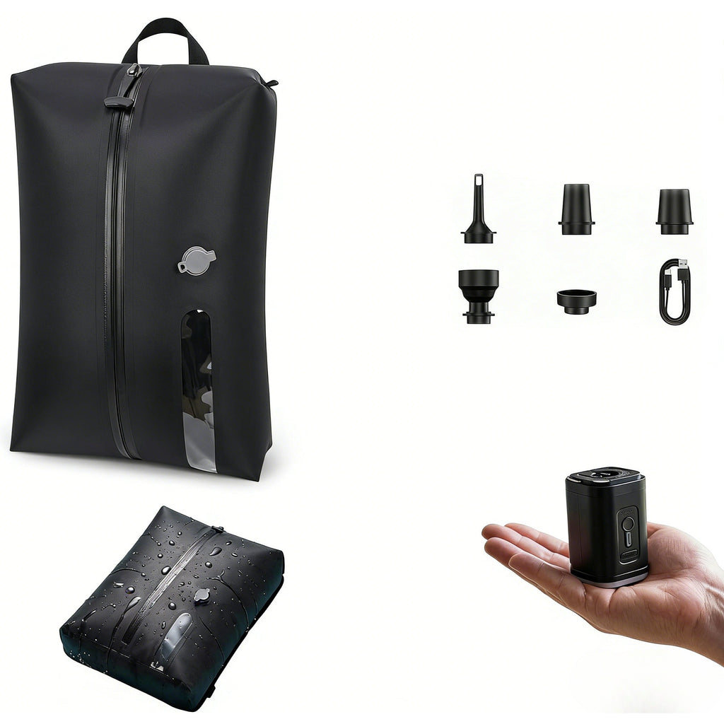 Vacuum Storage Bags with Electric Pump - Space Saving Travel Compression Bags for Luggage, Clothes & Bedding