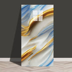 Self-Adhesive PVC Wall Sticker 22pcs Peel and Stick Marble Boho Wallpaper 11.81x23.62in Oil for Entryways, Bedrooms and Living Spaces
