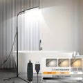 45.6-Inch Gooseneck LED Floor Lamp with Three Color Labels, Ten Brightness Levels and Inline Control
