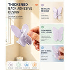 No-Drill Adhesive Bathroom Hooks