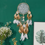 Dream Catcher Wall Decor 5 Pack Large Handmade Boho Dream Catchers Moon Sun Wall Hanging for Entryways, Bedrooms and Living Spaces