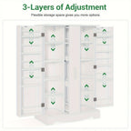 Pantry Cabinet with Storage Drawers for Organized Everyday Storage in Kitchen