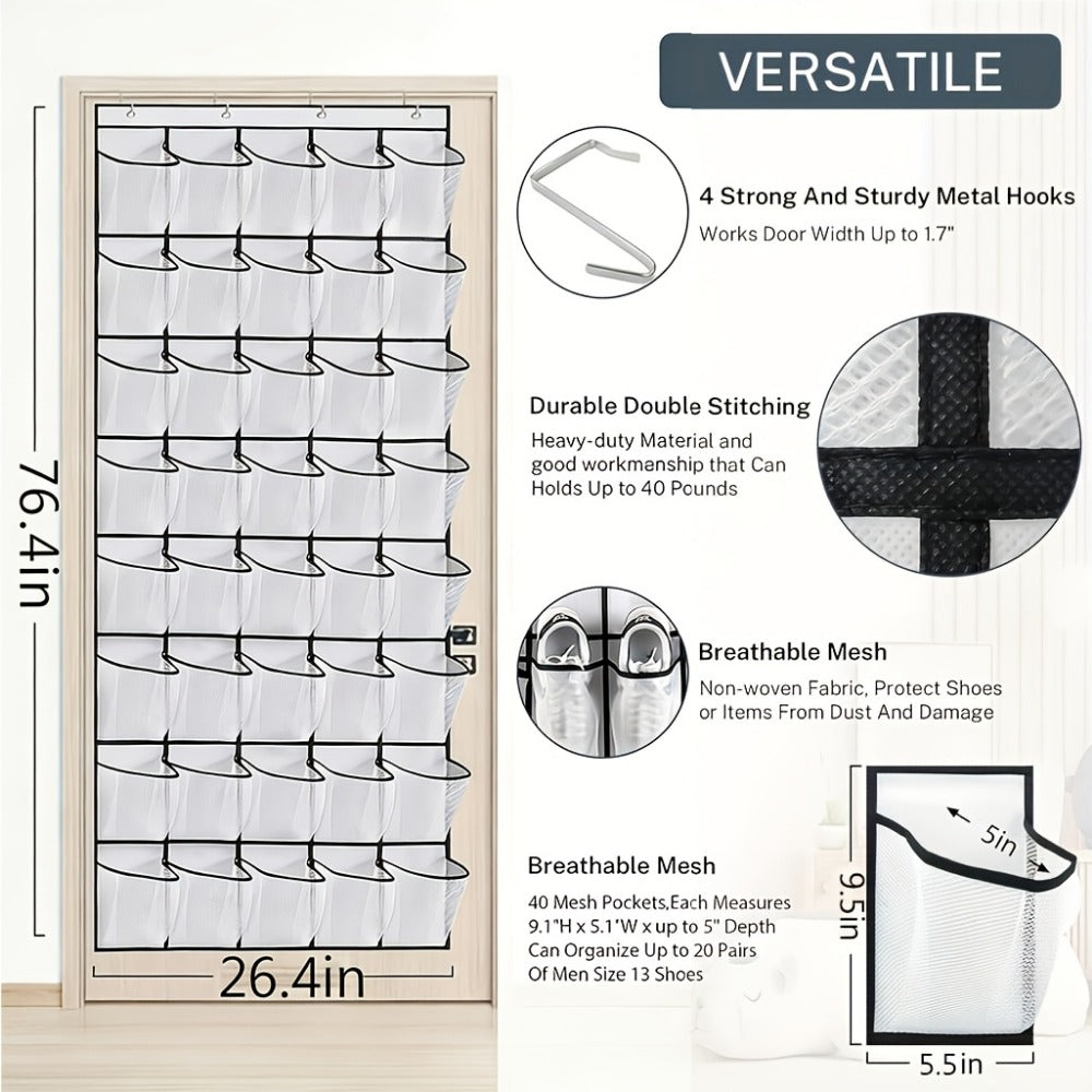 Space-Saving Shoe Organizer for Organized Everyday Storage in Entryway