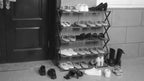 Space-Saving Shoe Organizer for Organized Everyday Storage in Entryway