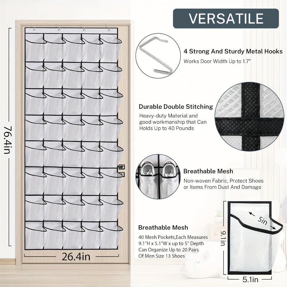 Space-Saving Shoe Organizer for Organized Everyday Storage in Entryway