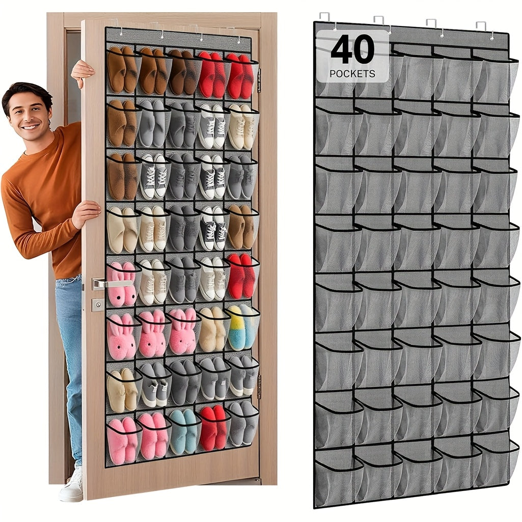 Space-Saving Shoe Organizer for Organized Everyday Storage in Entryway